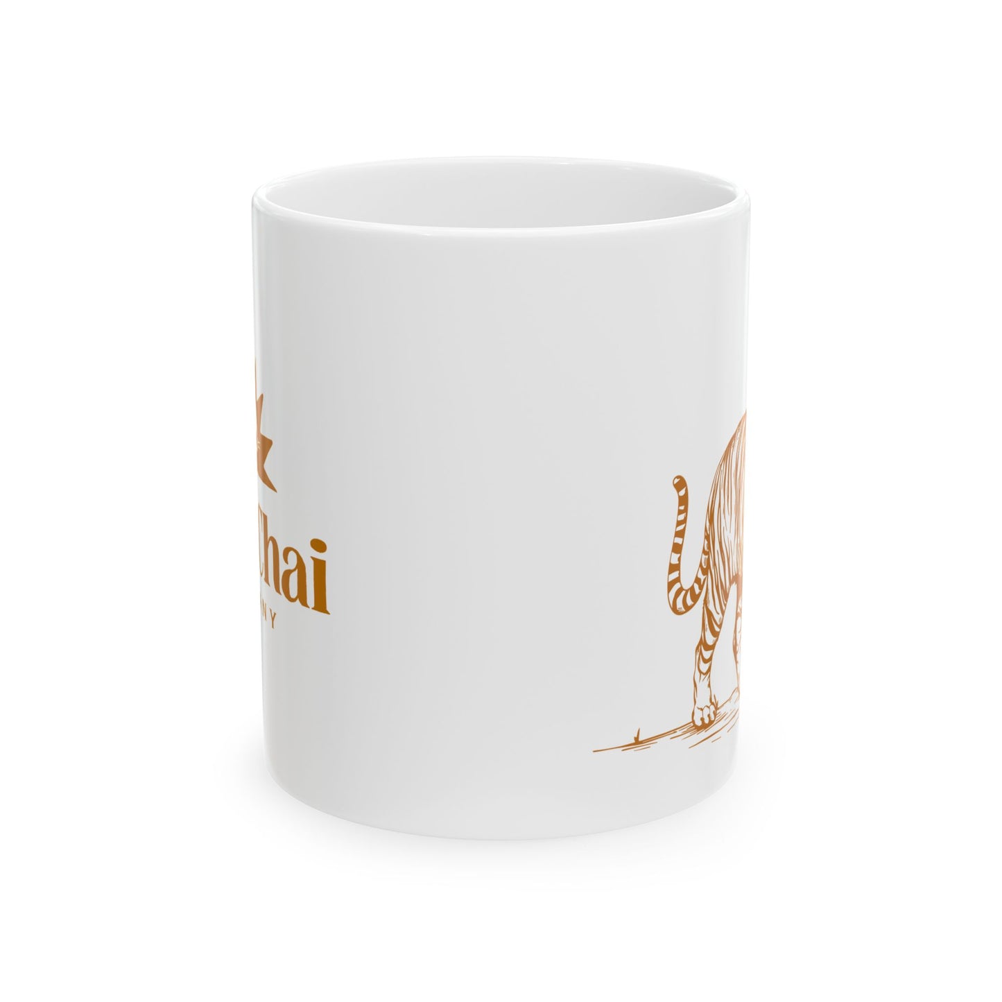 Turmeric Golden Tiger Ceramic Mug (11oz, 15oz)