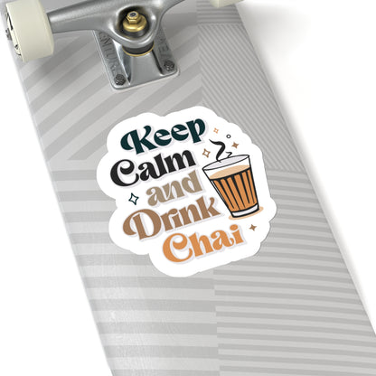 Keep Calm and Drink Chai [Sticker]