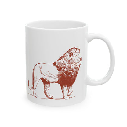 Rooibos Red Lion Ceramic Mug (11oz, 15oz)